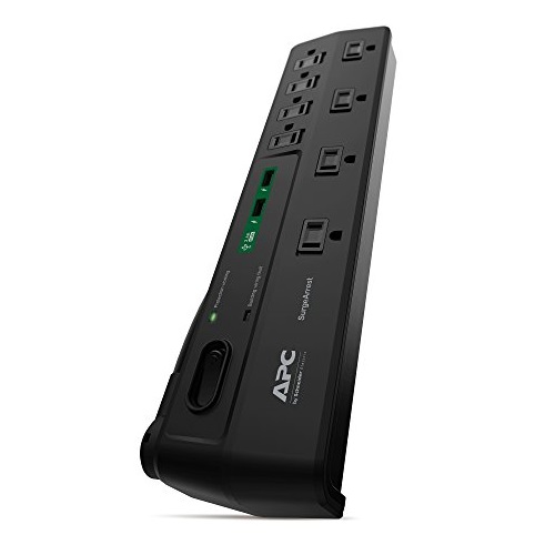 APC 8-Outlet Surge Protector 2630 Joules with USB Charger Ports, SurgeArrest (P8U2), Only $14.98