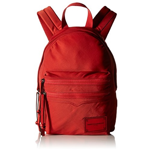 Rebecca Minkoff Women's Nylon Medium Backpack, Blood Orange, Only $65.56, You Save $29.44(31%)