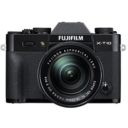 Fujifilm X-T10 Black Mirrorless Digital Camera Kit with XC16-50mm F3.5-5.6 OIS II Lens $539.98 FREE Shipping
