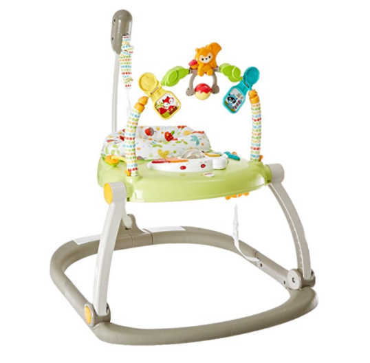 Fisher-Price Woodland Friends SpaceSaver Jumperoo，only $31.79