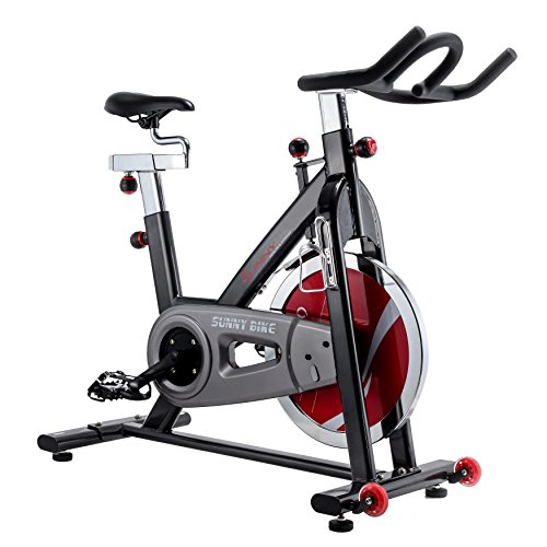 Sunny Health & Fitness Spin Bike Belt Drive Indoor Cycle Exercise Bike - SF-B1002, List Price is $399, Now Only $189.75
