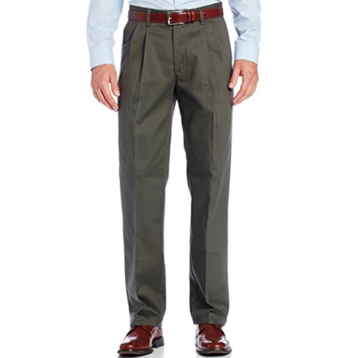 Lee Men's No Iron Relaxed Fit Pleated Pant $21.90 FREE Shipping on orders over $25