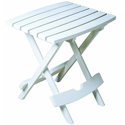 Adams Manufacturing 8500-48-3700 Plastic Quik-Fold Side Table, White $10.47 FREE Shipping on orders over $25