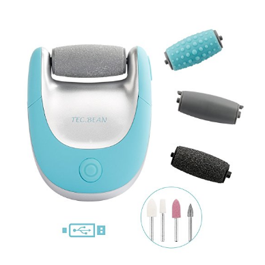 Rechargeable Foot File Electric Manicure Pedicure Set Nail Buffer Polisher with 4 Manicure Attachments and 3 Extra Rollers  $14.94