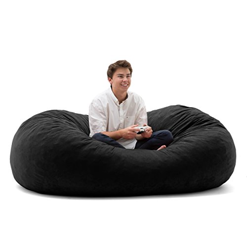 Big Joe XL Fuf in Comfort Suede, Black Onyx, Only $73.33, free shipping