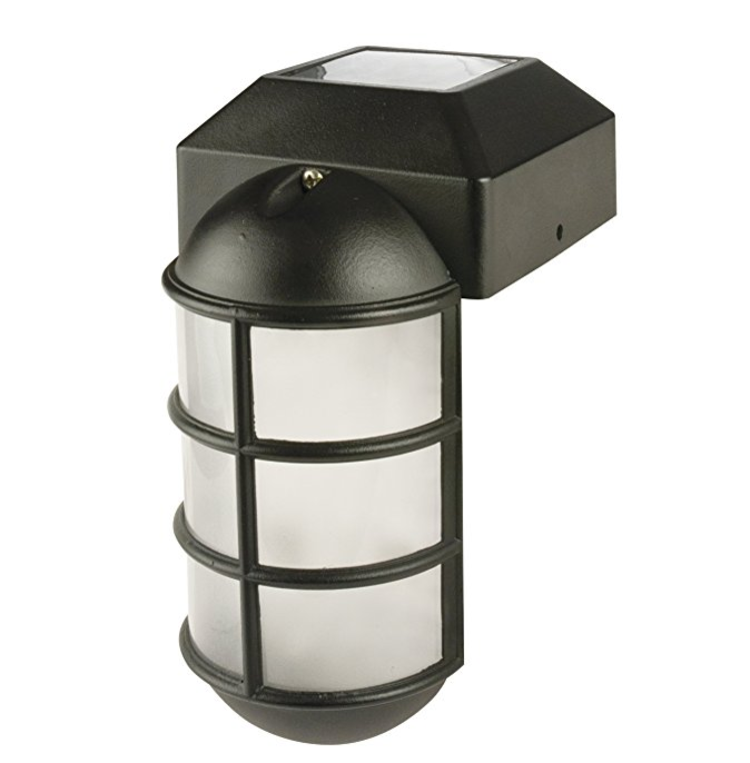Paradise GL23877BK Solar Cast LED Post Cap Light with Crystalline Solar Panel and Rechargeable Battery, Black only $6.53