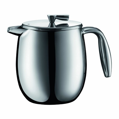 Bodum Columbia 11055-16 4-Cup Double Wall French Press Coffee Maker, 0.5 litre, 17-Ounce, Stainless Steel, Only $34.99, free shipping