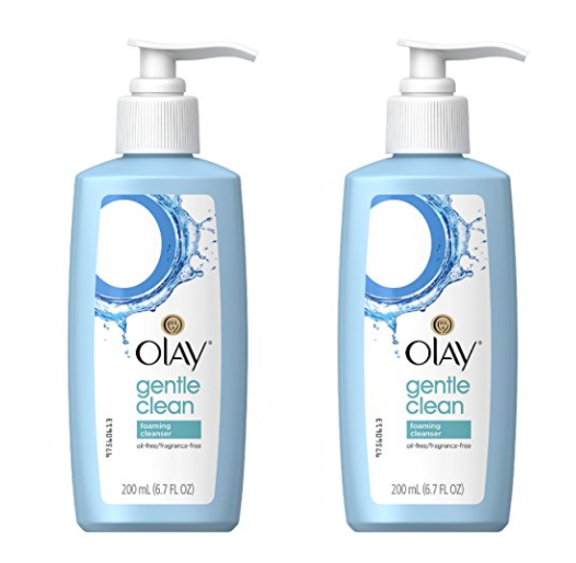 OLAY Gentle Clean, Foaming Cleanser 6.7 oz (Pack of 2) only $6.98