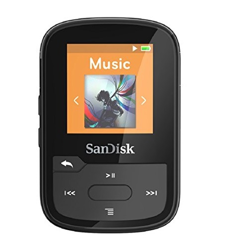 SanDisk SDMX28-016G-G46K Clip Sport Plus MP3 Player, 16GB (Black), Only$39.99, free shipping