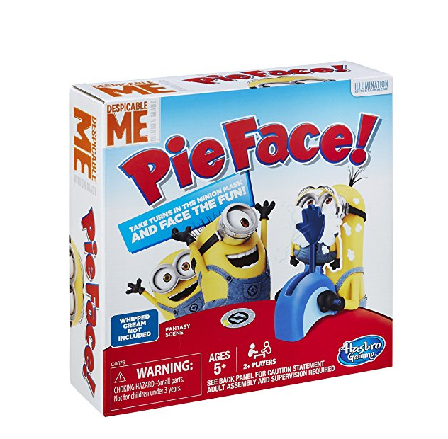 Hasbro Pie 小黃人大餅臉遊戲, 原價$24.99, 現僅售$9.98