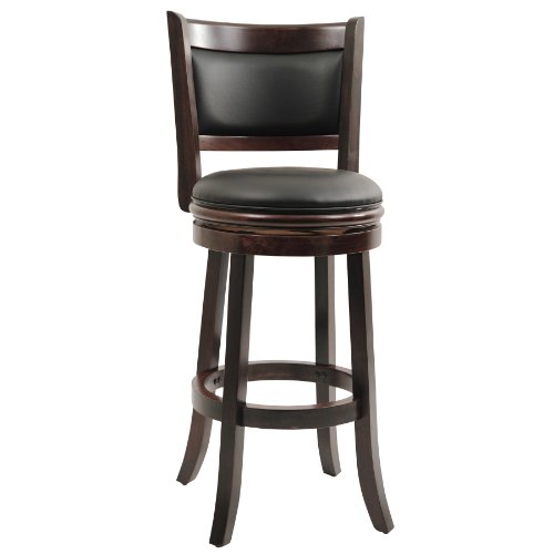 Boraam 48829 Augusta Bar Height Swivel Stool, 29-Inch, Cappuccino, Only $54.32, free shipping