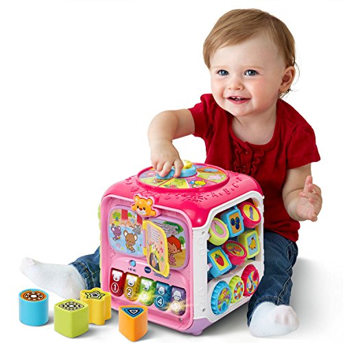 VTech Sort and Discover Activity Cube, Pink, Only $24.98