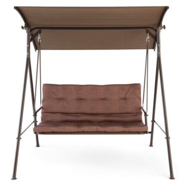 Oasis 室外兩人座鞦韆椅，帶遮陽擋  特價僅售$89.25
