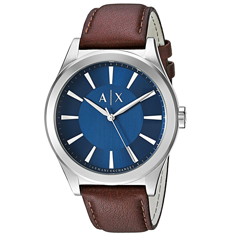 A/X Armani Exchange Smart Leather Watch only $70.27, Free Shipping