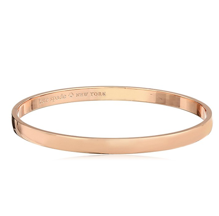 kate spade new york Idiom Bangles Stop and Smell The Roses Solid Bangle Bracelet only $26.87