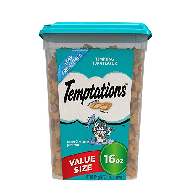 TEMPTATIONS Classic Treats for Cats Tempting Tuna Flavor 16 Ounces only $4.70