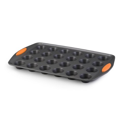 Rachael Ray Oven Lovin' Non-Stick 24-Cup Mini Muffin Pan, Orange, Only $12.02, You Save $23.98(67%)