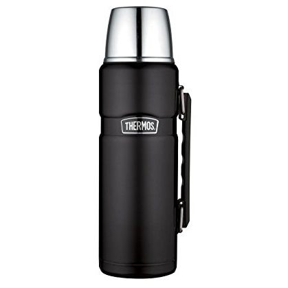 Thermos Stainless King 40 Ounce Beverage Bottle, Matte Black, Only $18.19