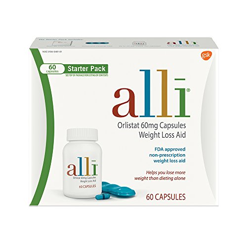 alli Weight Loss Aid Diet Pills, 60mg Starter Pack, 60 Count, Only $23.13, free shipping after clipping coupon and using SS