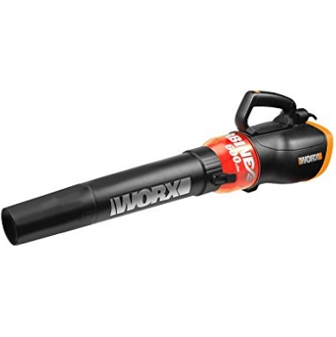 WORX TURBINE 12 Amp Corded Leaf Blower with 110 MPH and 600 CFM Output and Variable Speed Control – WG520 $29.98 FREE Shipping