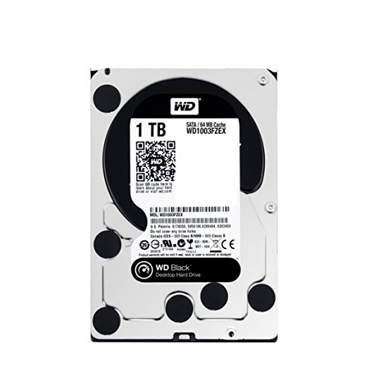 WD Black 1TB Performance Desktop Hard Disk Drive - 7200 RPM SATA 6 Gb/s 64MB Cache 3.5 Inch - WD1003FZEX only $43.95