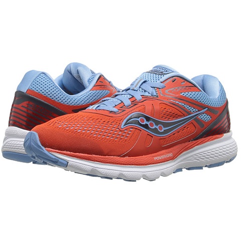 Saucony Women's Swerve Running Shoe, Orange/Blue, 7 M US, Only $34.99, free shipping