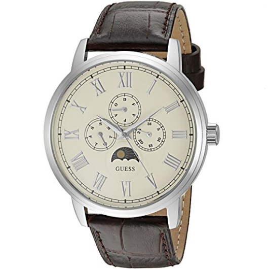 GUESS Watches Genuine Leather Strap Buckle $69.00 FREE Shipping