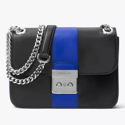 Michael Kors Sloan Editor Medium Leather Shoulder Bag  $145.95