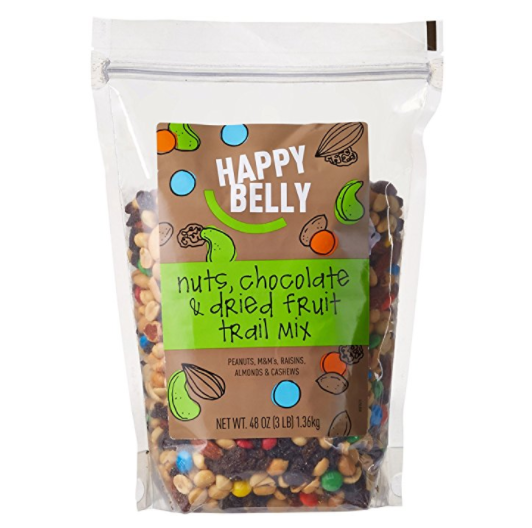 Happy Belly Nuts, Chocolate & Dried Fruit Trail Mix, 48 Ounce only $7.88