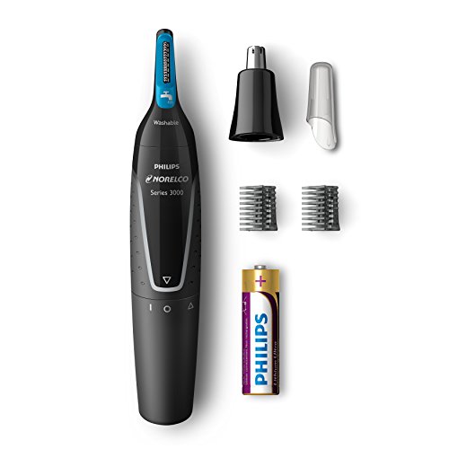 Philips Norelco Nose trimmer 3000, NT3000/49, with 6 pieces for nose, ears and eyebrows, Only $6.99