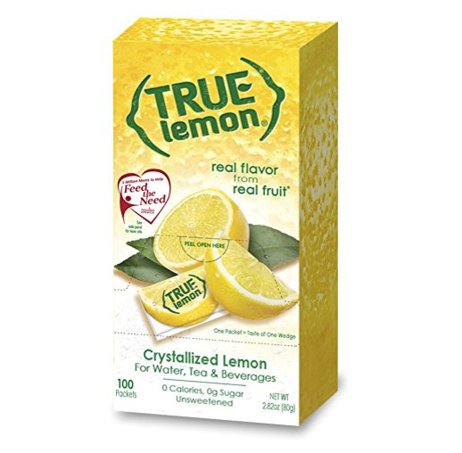 True Lemon 檸檬汁飲料 100 包 (2.82oz), 現點擊coupon后僅售$5.13, 免運費！