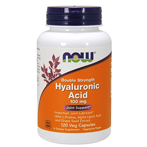 NOW Foods  Hyaluronic Acid 100mg,120 Veg Capsules, Only$17.51