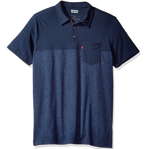 Levi's Men's Wolfgang Speckled Snow Yarn Polo $19.99 FREE Shipping on orders over $25
