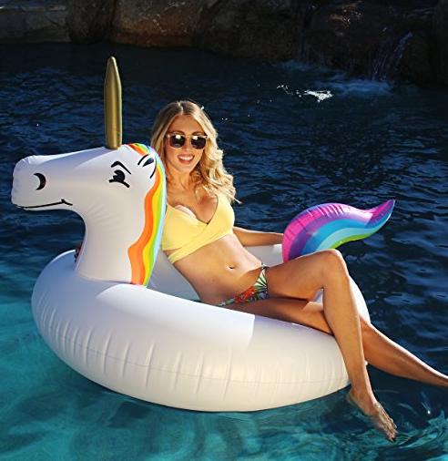 GoFloats Unicorn Party Tube Inflatable Raft only $12.99