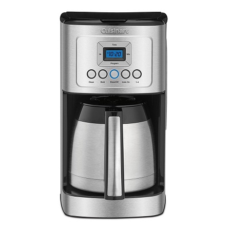 Cuisinart DCC-3400 12杯量 可编程 不锈钢咖啡机，原价$235.00，现仅售$83.35，免运费