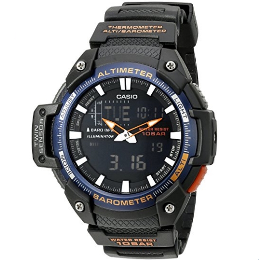 Casio Men's SGW-450H-2BCF Twin Sensor Analog-Digital Black Watch $39.20 FREE Shipping