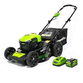 GreenWorks MO40L410 G-MAX 40V 20-Inch Cordless 3-in-1 Lawn Mower with Smart Cut Technology, (1) 4Ah Battery and Charger included, Only $194.77, free shipping