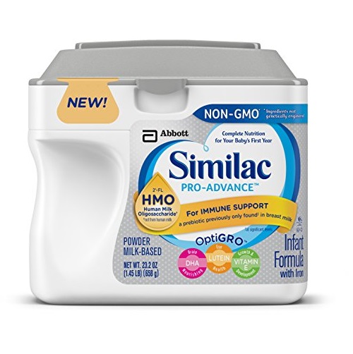 最新配方！史低價！Similac雅培 Pro-Advance有機營養一段奶粉，含人乳寡糖， 23.2盎司，原價$31.98，現僅售$20.89，免運費