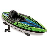 Intex Challenger K1 Kayak, 1-Person Inflatable Kayak Set with Aluminum Oars and High Output Air Pump, List Price is $169.99, Now Only $98.00