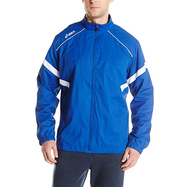 Asics Men's Surge Warm-Up Jacket (Royal/White) only $13.99