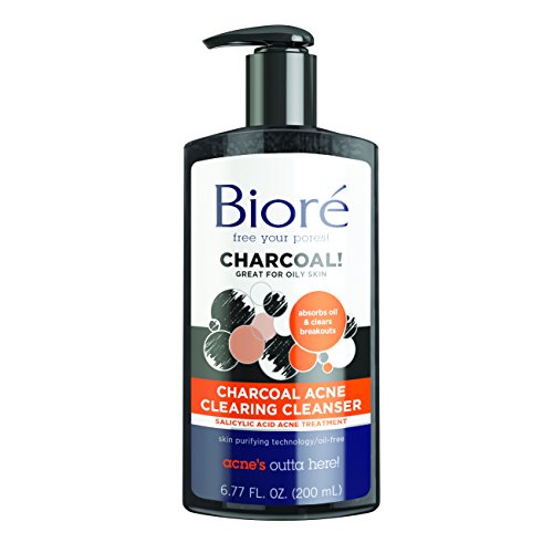 Biore Charcoal Acne Cleanser, 6.77 Ounce, Only $5.36,  free shipping after using SS
