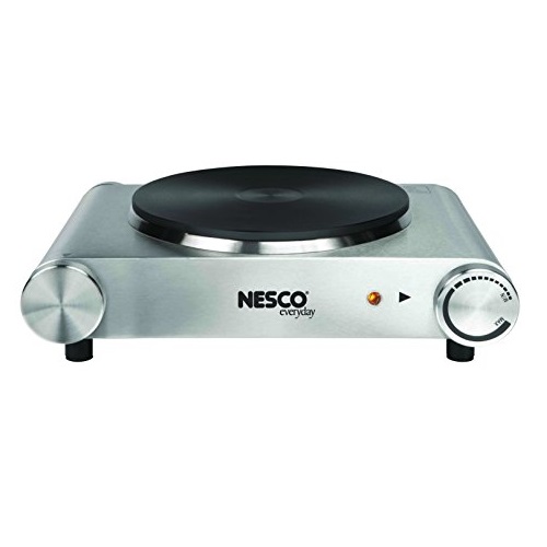 Nesco SB-01 Stainless Steel Electric Burner, 1500-watt, Only $19.57