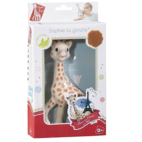 Vulli Sophie The Giraffe Teether, Brown/White, Only $18.74