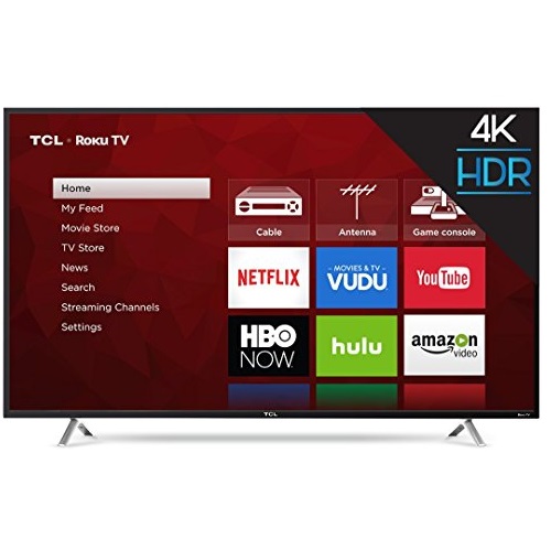 TCL 49S405 49-Inch 4K Ultra HD Roku Smart LED TV (2017 Model), Only $249.99, free shipping