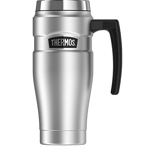 Thermos Stainless King 16 Ounce Travel Mug, Stainless Steel, Only $17.04