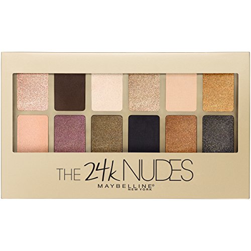 Maybelline Makeup The 24K Nudes Eyeshadow Palette, 12 Shade Shadow Palette, Gold Eyeshadow 0.34 oz, Only $7.50, free shipping after using SS