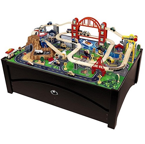 KidKraft Metropolis Train Table & Set, only $107.99 after clipping coupon, free shipping
