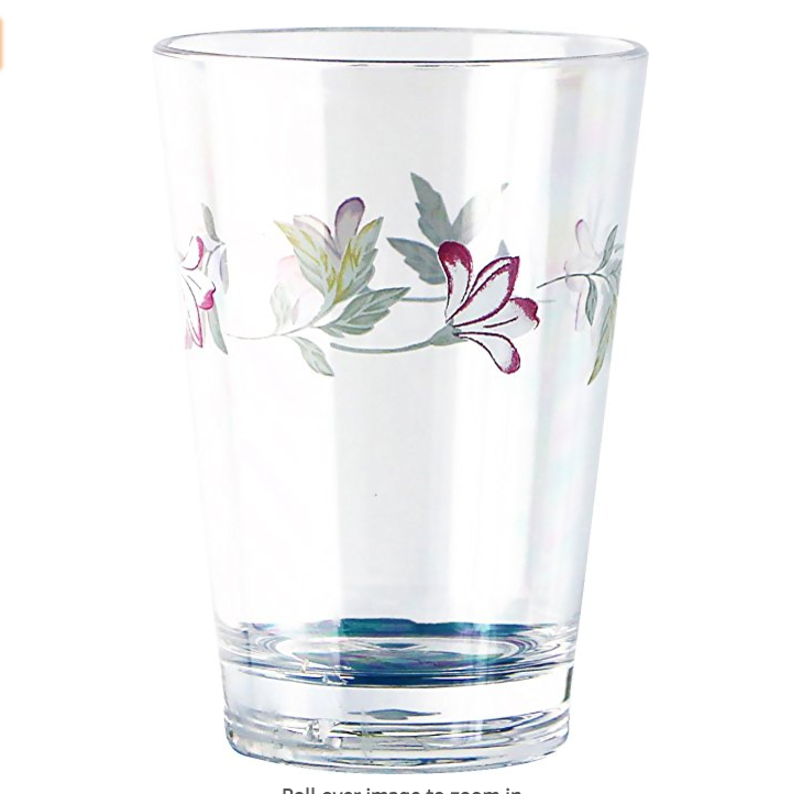 Corelle Coordinates Pink Trio Acrylic Juice Glasses, 8-Ounce, Set of 6 only $12.62