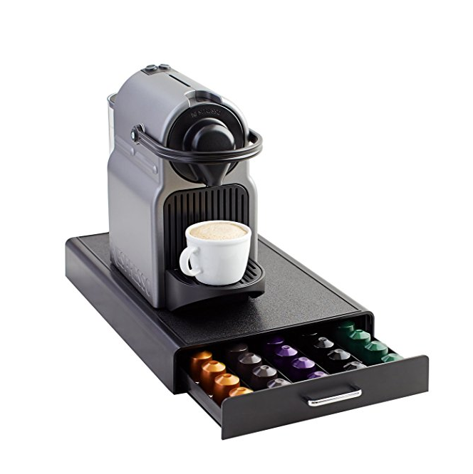 AmazonBasics Nespresso Pod Storage Drawer - 50 Capsule Capacity only $10.81