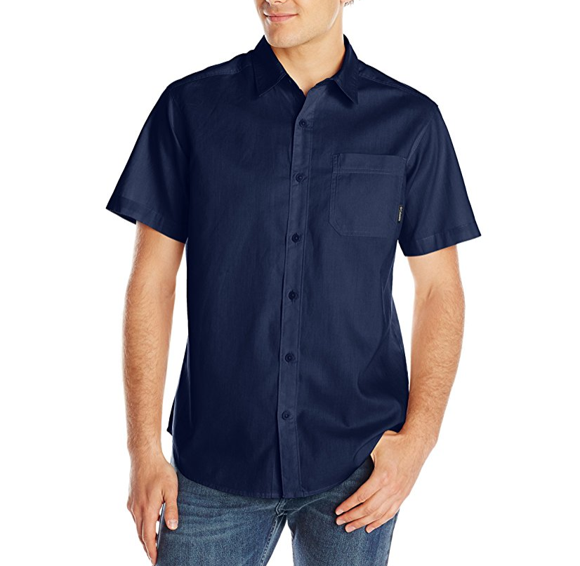 Columbia Men's Thompson Hill Solid Short-Sleeve Shirt only $14.90